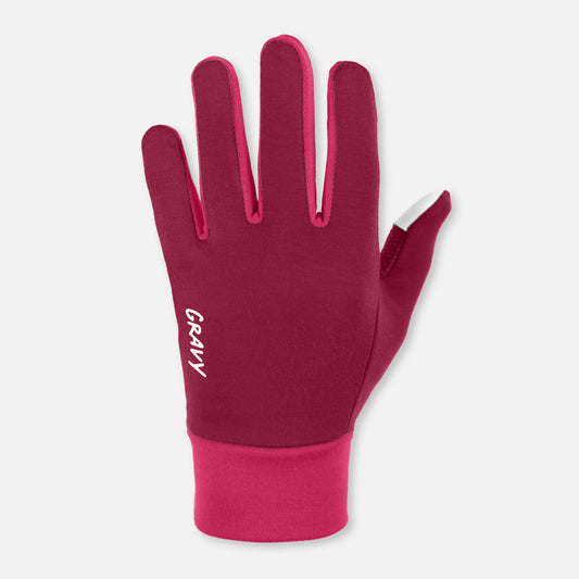 GLOVES - Plum / Pink