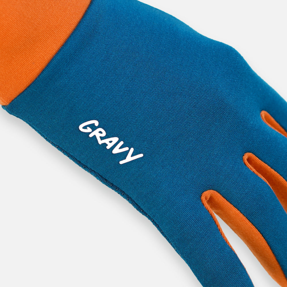 GLOVES - Blue / Orange