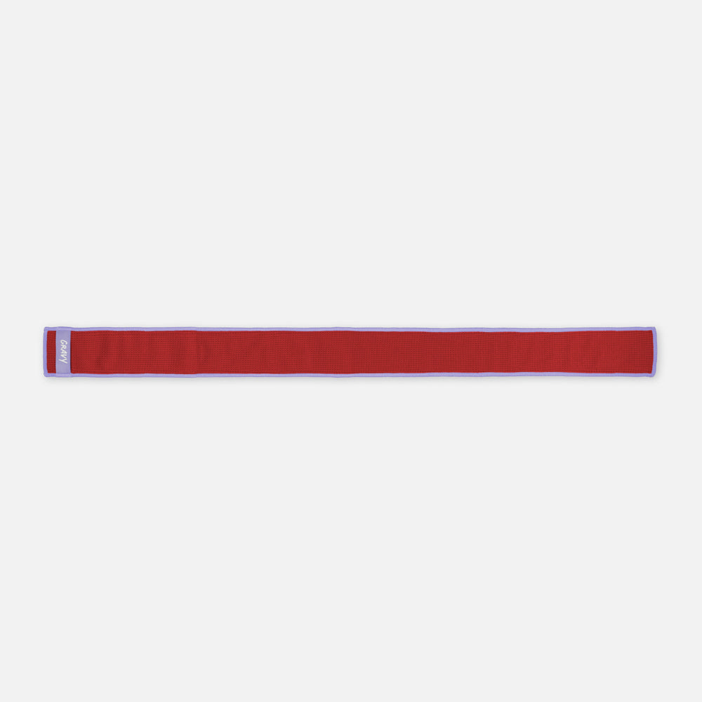 HEAD TIE - Maroon / Lilac