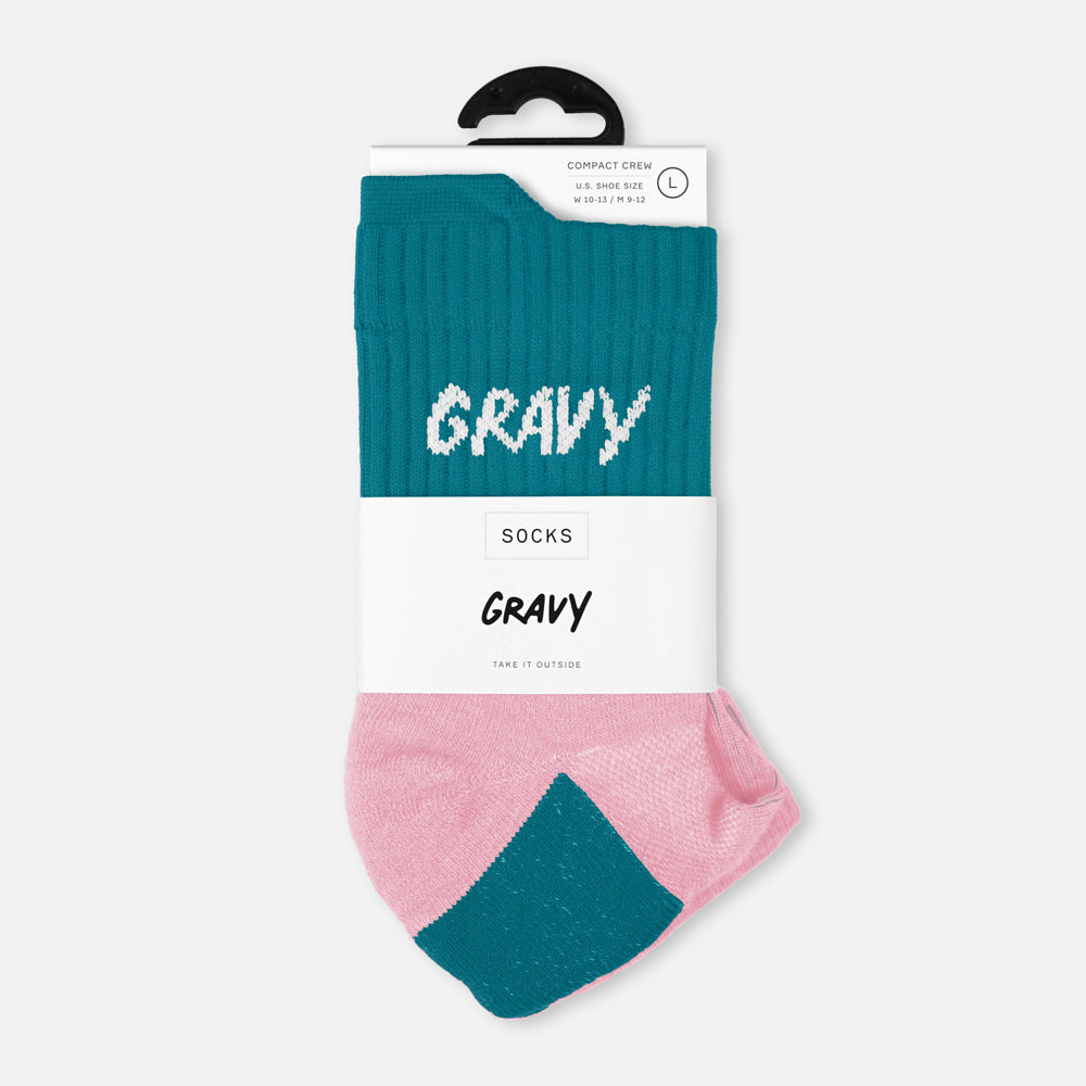 SOCKS - Teal / Pink