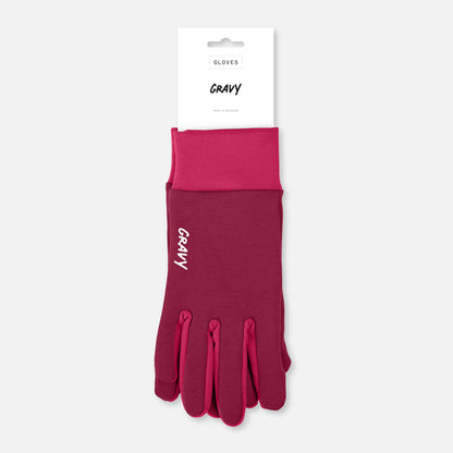 GLOVES - Plum / Pink