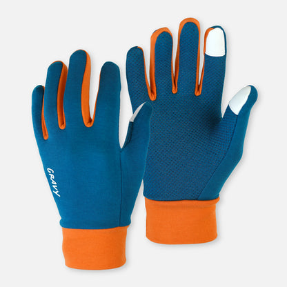 GLOVES - Blue / Orange