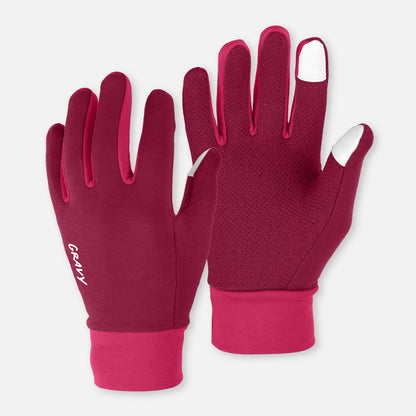 GLOVES - Plum / Pink