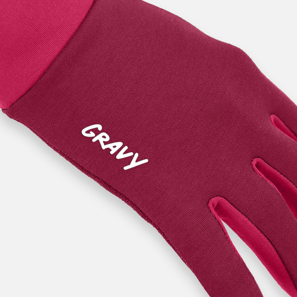 GLOVES - Plum / Pink
