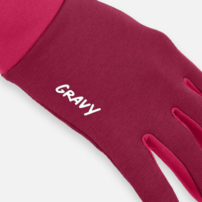 GLOVES - Plum / Pink