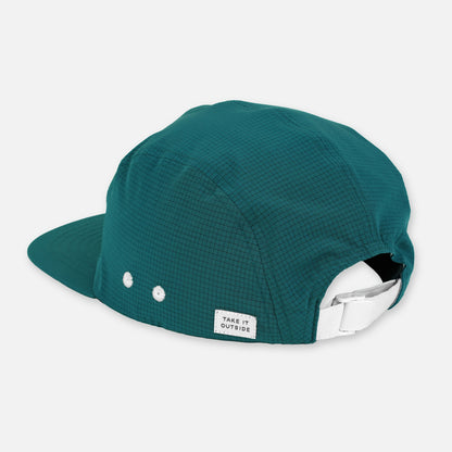 TRAIL HAT - Dark Teal / Pink