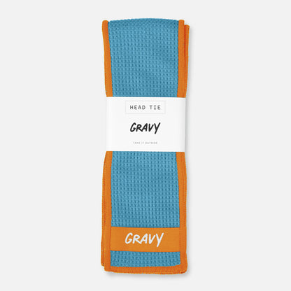 HEAD TIE - Sky Blue / Orange