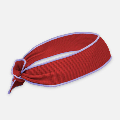 HEAD TIE - Maroon / Lilac