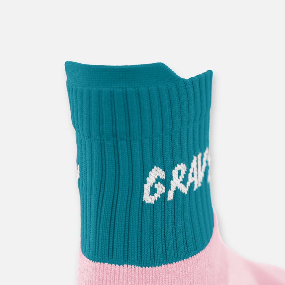 SOCKS - Teal / Pink